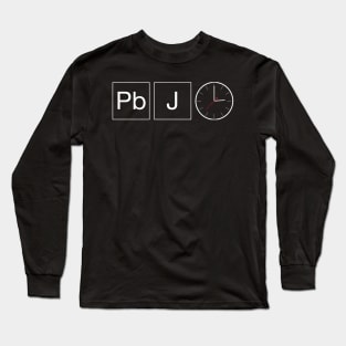 Peanut butter jelly time dark Long Sleeve T-Shirt